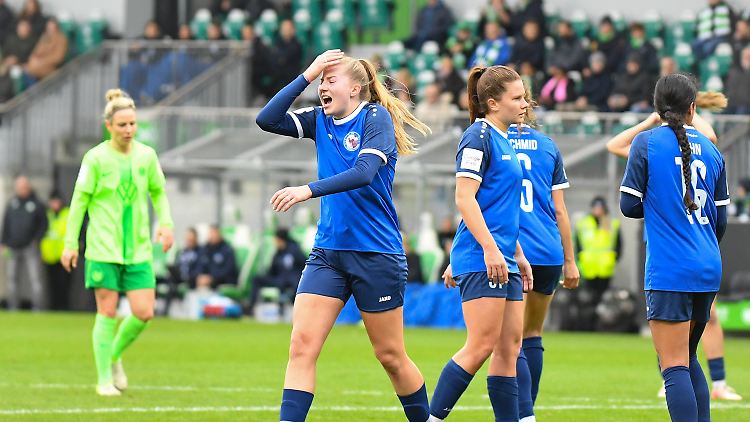 Lina Vianden traf für Potsdam, hatte zuvor aber einen Elfmeter verursacht. Mit dem war sie nicht einverstanden.
