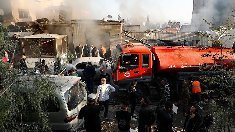 Israel soll erneut Ziele in der syrischen Hauptstadt bombardiert haben.