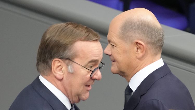 Pistorius scheint vielversprechender, doch Scholz solle es werden: der Kanzlerkandidat der SPD.