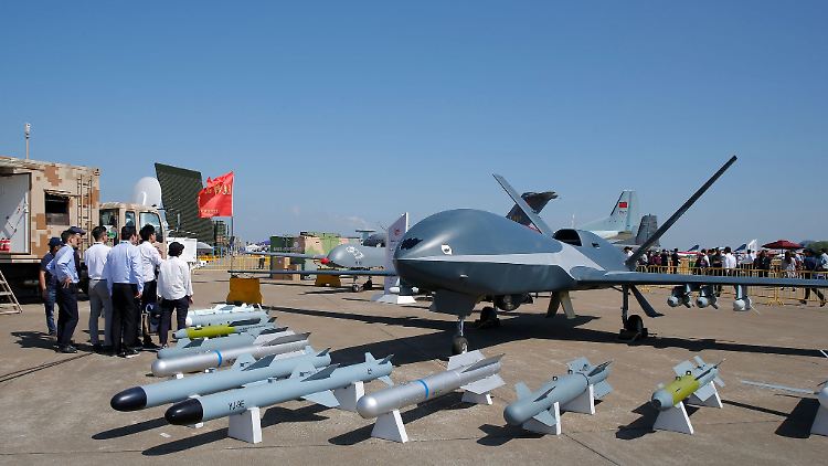 China hat laut Industrieverbänden bei kommerziellen Drohnen einen Anteil von mehr als 90 Prozent am Weltmarkt. 