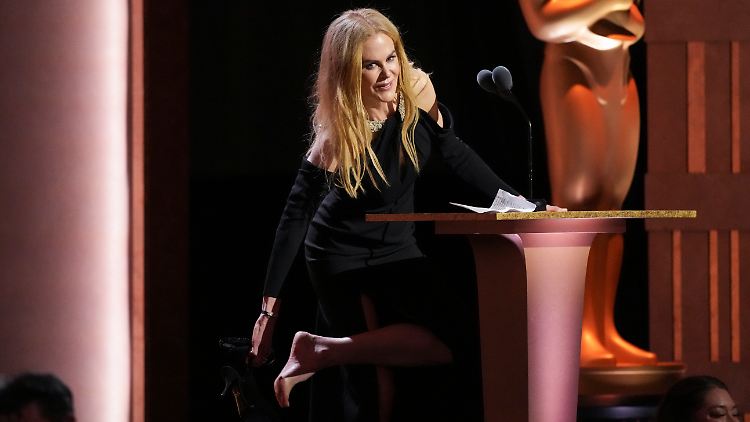 Mit ihren Schuhen stimmte was nicht: Nicole Kidman.
