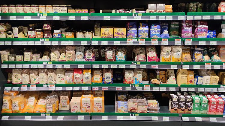 In Supermarkt und Discounter werden deutlich öfter Bio-Lebensmittel gekauft.