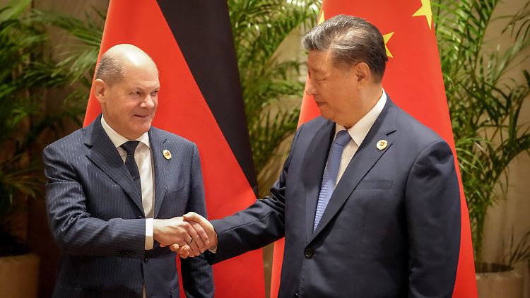 Scholz wollte mit Xi über "die schwierigen Themen sprechen."
