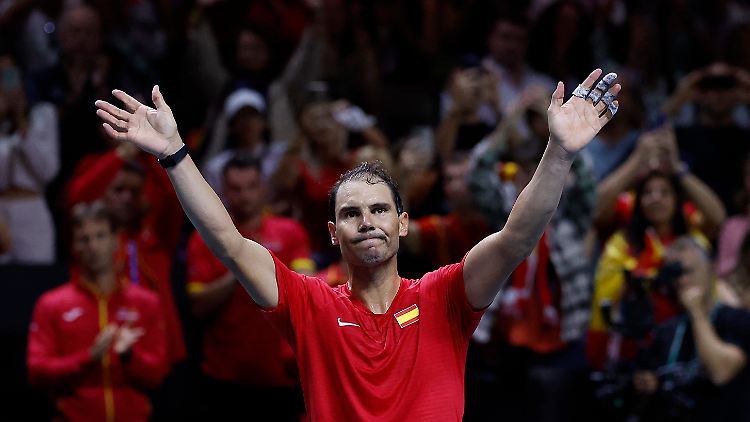 Große Emotionen: Rafael Nadal in Malaga.