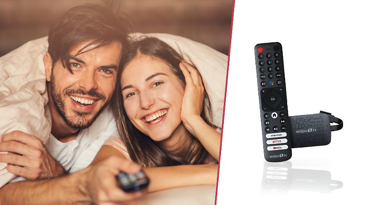 Bei Waipu.tv locken jetzt zwölf Monate Internet-TV zum halben Preis