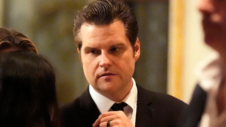 Das US-Justizministerium stellte eine Untersuchung gegen Matt Gaetz wegen Sexhandels ein. 
