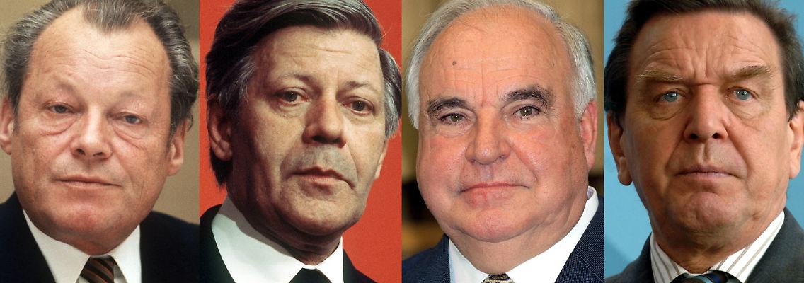 Willy Brandt, Helmut Schmidt, Helmut Kohl, Gerhard Schröder: Diese ehemaligen Bundeskanzler haben schon die Vertrauensfrage gestellt.