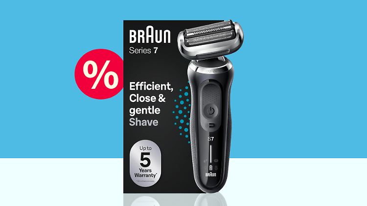 Im Rahmen der Black Deals ist der Braun Series 7 bei Amazon zum Spitzenpreis erhältlich.