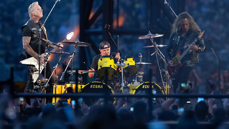 Moralische Unterstützer der Ukraine: Metallica.