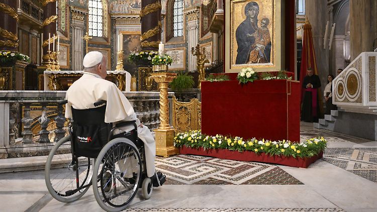 In der Basilika Santa Maria Maggiore möchte Papst Franziskus seine letzte Ruhe finden.