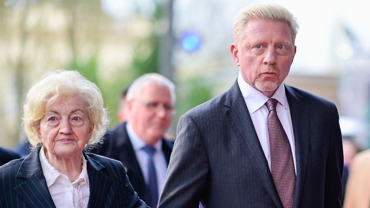 Standen sich nahe: Boris Becker und seine Mutter Elvira.