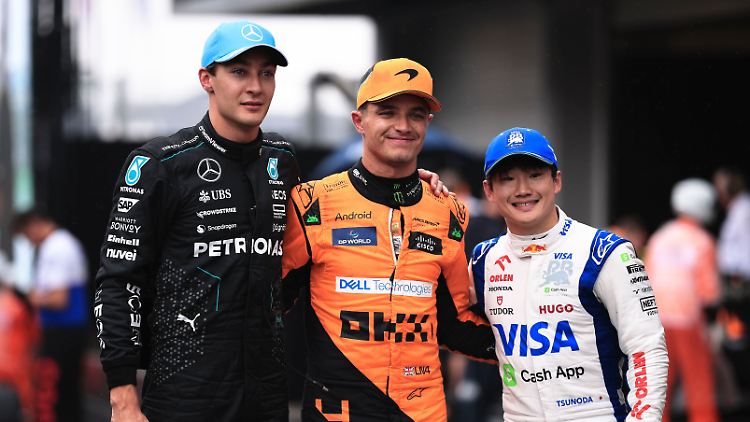 Tsunoda (l.) ist seit 2021 eines der Gesichter der Formel 1.