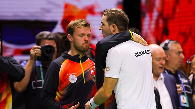 Struff musste getröstet werden.