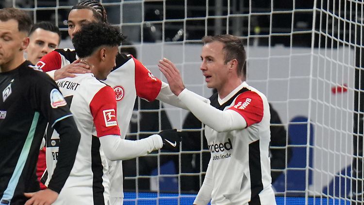 Mario Götze brachte Eintracht Frankfurt auf die Siegerstraße.