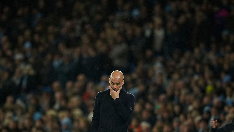 Ratloser Riese: Pep Guadiola.