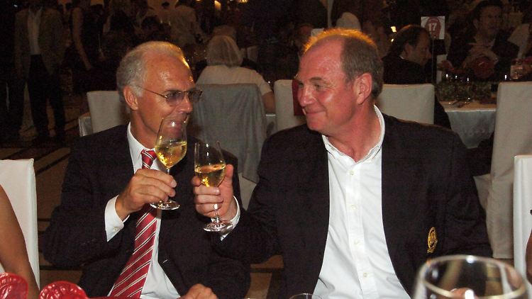 Hoeneß und Beckenbauer - zwei Lautsprecher.