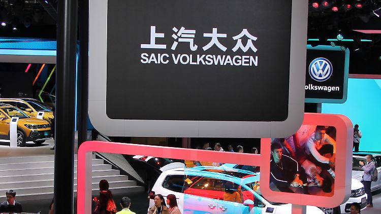 VW-Werk in Shanghai. "Die neuen Modelle sind schon sehr motivierend", sagt Markenchef Schäfer über das China-Geschäft.