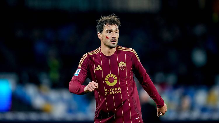 Für Mats Hummels ist bei der AS Rom noch viel Luft nach oben.