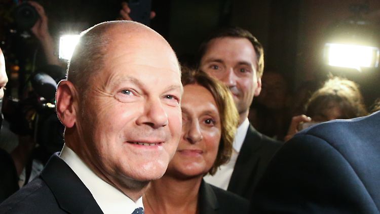 Der Abend seines Lebens: Am 26. September 2021 führte Olaf Scholz die SPD zum Wahlsieg.