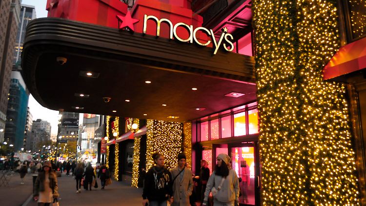 Die Zahlen von Macy's sind ein Indikator für die Stärke des US-Weihnachtsgeschäfts.