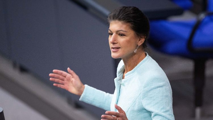 Will mit dem BSW in den Bundestag einziehen: Sahra Wagenknecht.