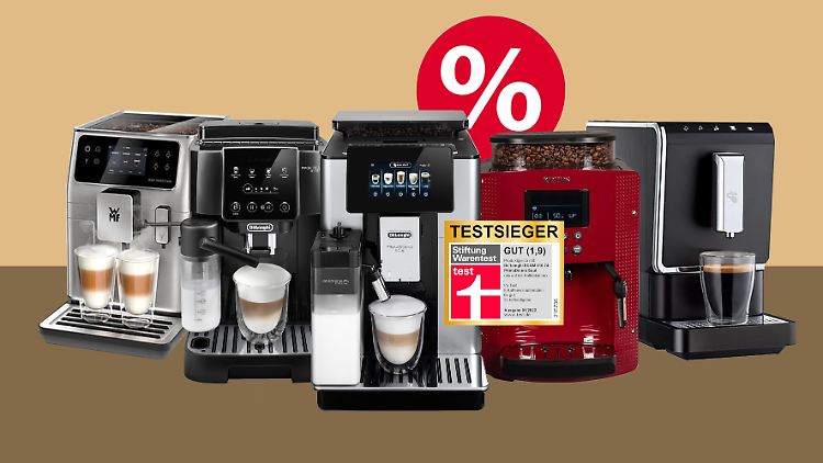 Viele Kaffeevollautomaten sind am Black Friday 2024 im Preissturz.