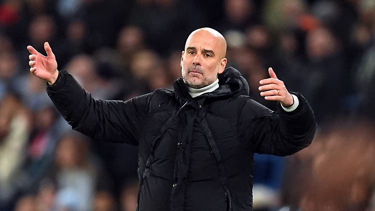 Pep Guardiola erlebte lange einen schönen fußball-Abend.
