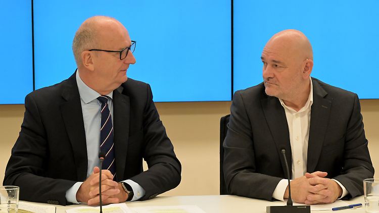 SPD-Ministerpräsident Woidke und BSW-Landeschef Crumbach haben sich geeinigt.