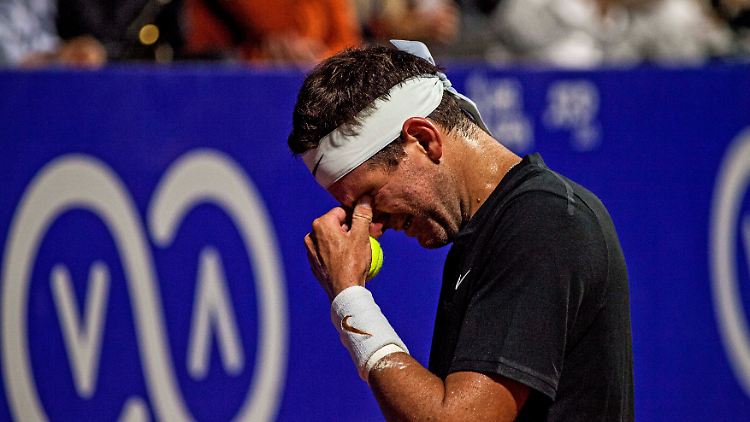 Juan Martin del Potro verlor sein letztes Match als Profi im Februar 2022 gegen Federico Delbonis.