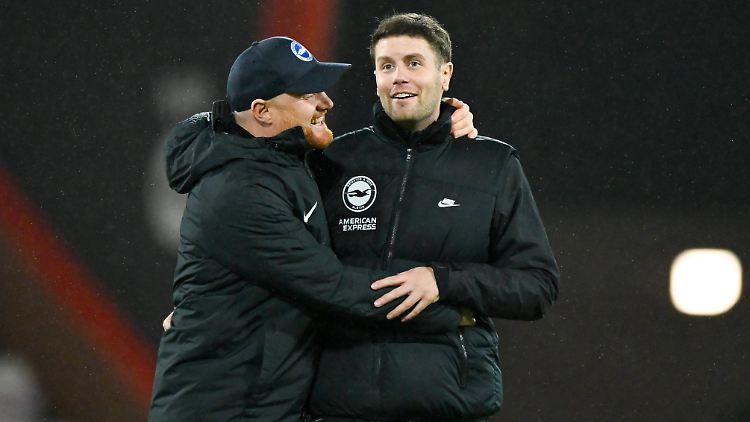 Hürzeler steht mit Brighton hervorragend da. 