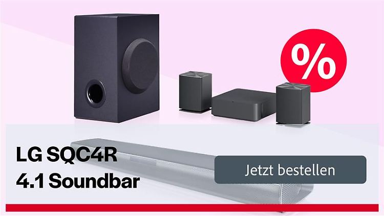 Wie Musik in den Ohren eines jeden Sparfuches: Die Soundbar von LG ist jetzt zum Bestpreis zu haben.
