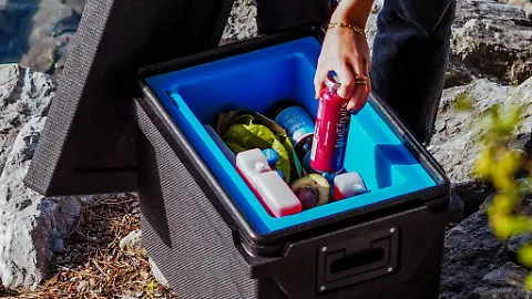 zelt für dachgepäckträger TentBox Lite Dachzelt bags-panniers Farbe:stonegrey´n´black Gravel Biking for Cheap!