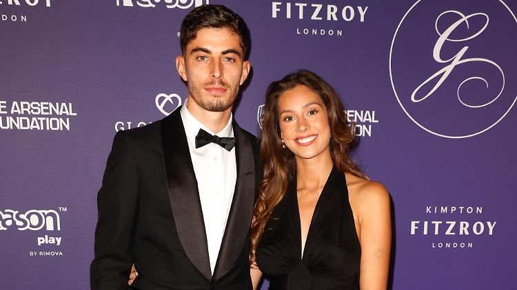Freuen sich auf gemeinsamen Nachwuchs: Kai und Sophia Havertz.