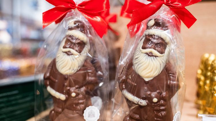 Nicht nur die Preise für Weihnachtsmänner aus Schokolade sind im Jahresvergleich gestiegen.