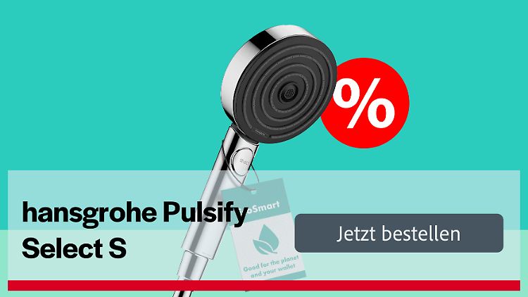 Der Sparduschkopf von Hansgrohe ist zum Black Friday wieder deutlich günstiger.