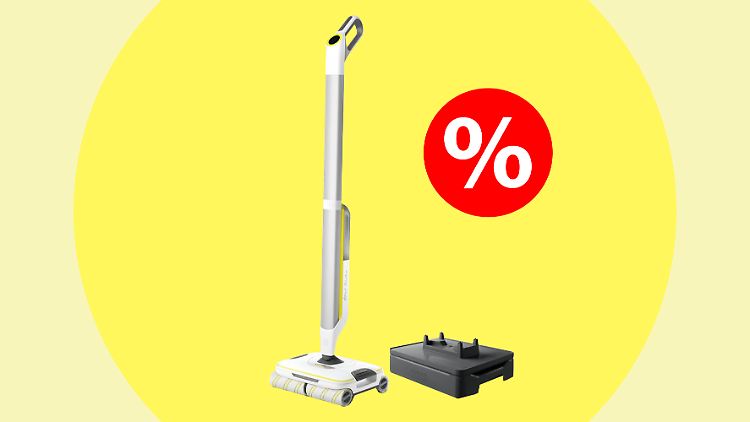 Kärcher-Hartbodenreiniger mit saugstarkem Rabatt zum Black Friday.