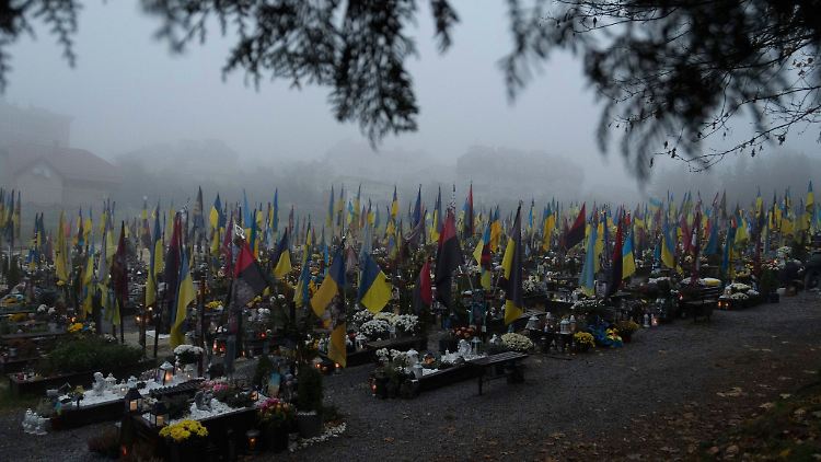 Soldatenfriedhof in Lwiw.
