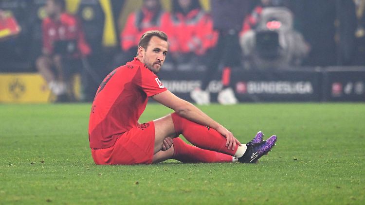 Starstürmer Kane musste schon in der ersten Halbzeit verletzt raus.