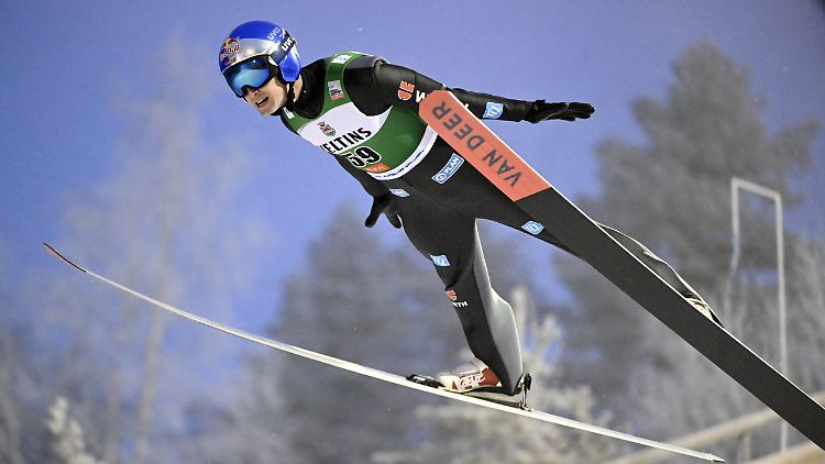 Für Vinzenz Geiger war es der erste Weltcup-Erfolg im Einzel seit Dezember 2022.