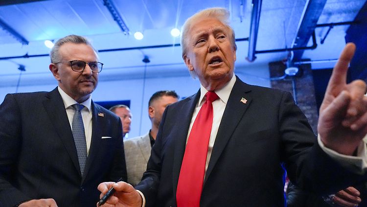 Donald Trump setzt auf Massad Boulos (l.) als Berater. 