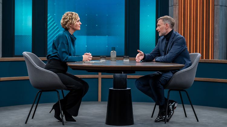 Caren Miosga forderte ihren Gast, Christian Lindner, zu einem sehenswerten Rededuell heraus.
