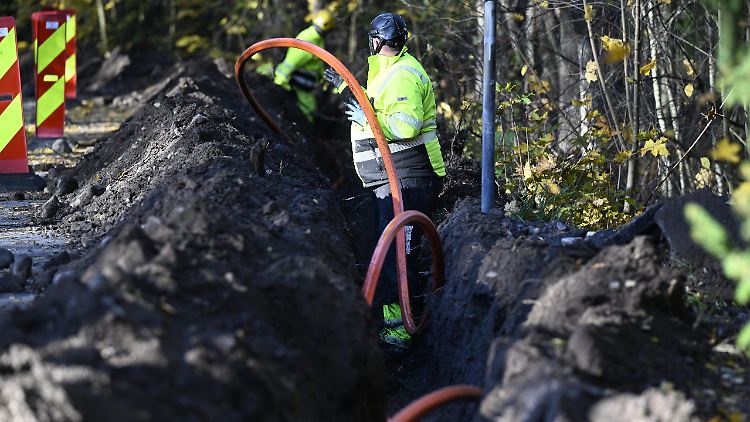 Global Connect repariert die Schäden am Glasfaserkabel bereits. (Archivbild)