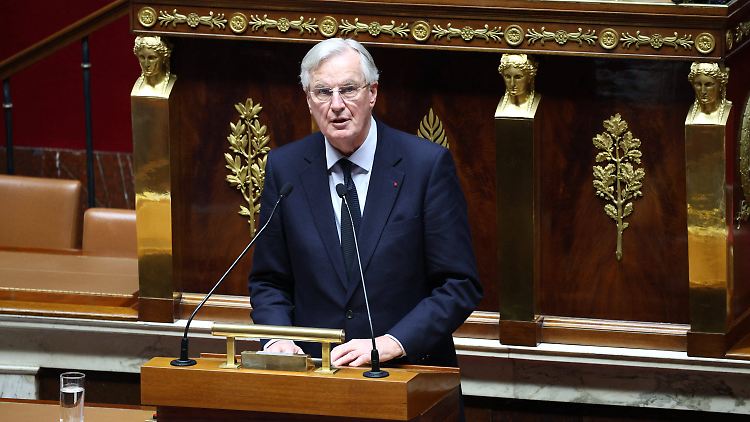 Die Regierung von Premierminister Michel Barnier steht unter massivem Druck.