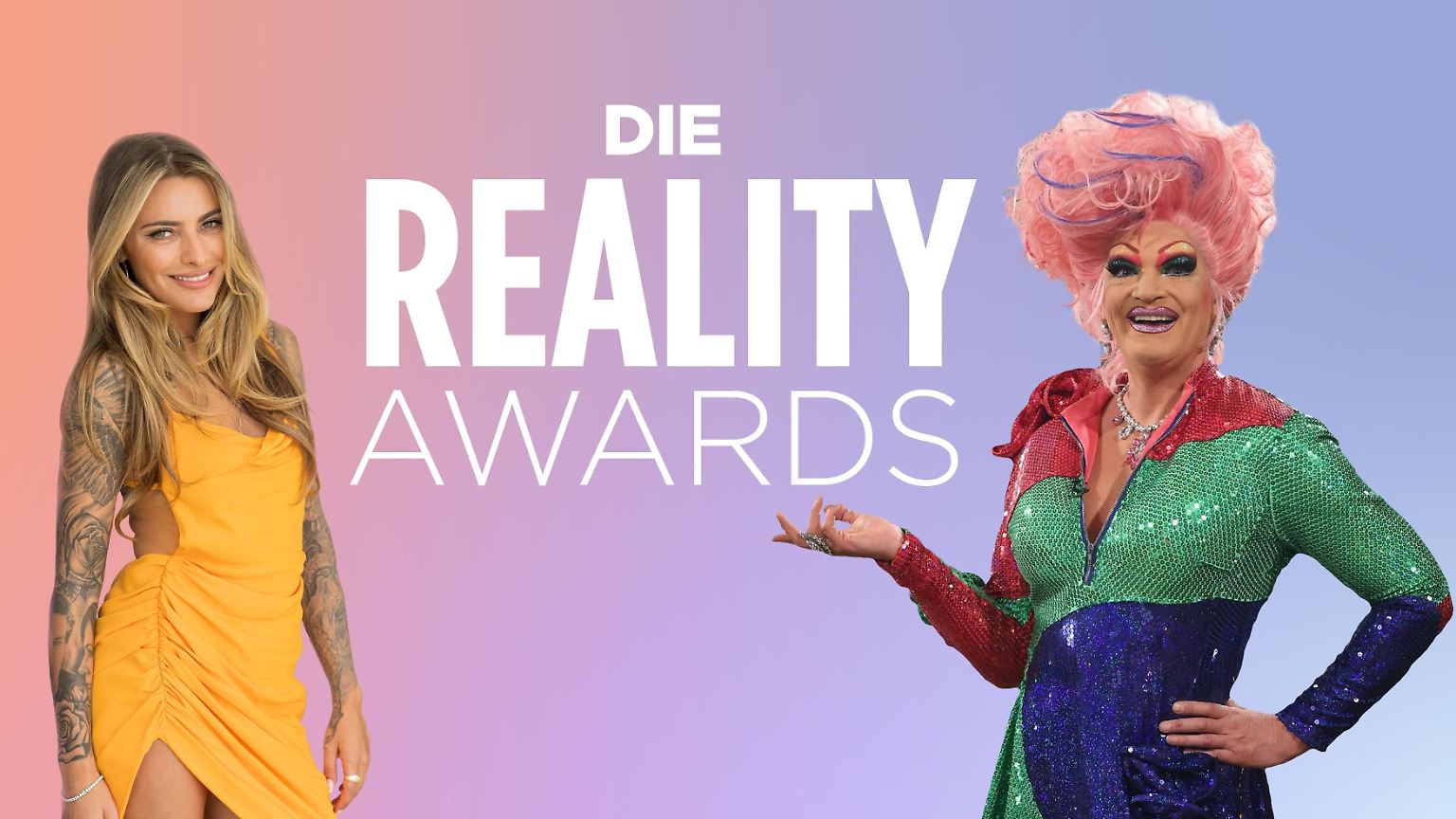 Am 7. Dezember finden in den Kölner MMC-Studios erstmals "Die Reality Awards" statt. Durch den illustren Abend führt Sophia Thomalla (l.), während Olivia Jones am roten Teppich steht. 