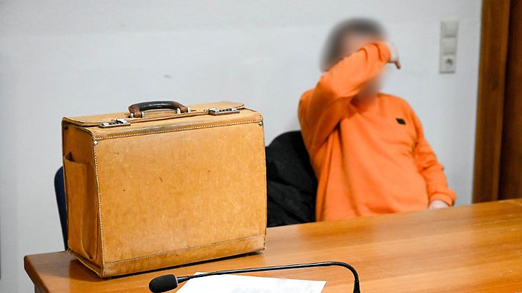 Der Täter im Landgericht Oldenburg.