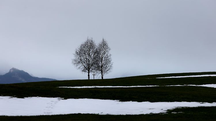Sieht kalt aus, ist es auch: Bayern im Dezember 2024.