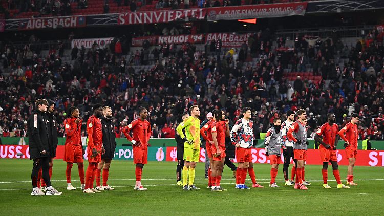 Die Bayern-Profis nach dem 0:1 gegen Leverkusen.