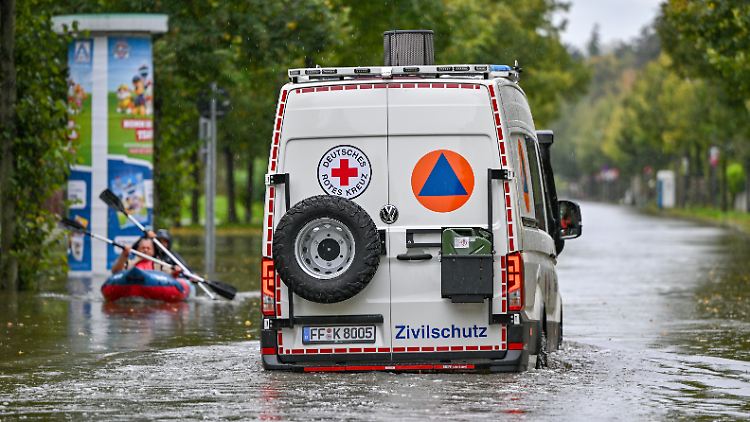 Der Zivilschutz war im September in Frankfurt an der Oder im Einsatz.