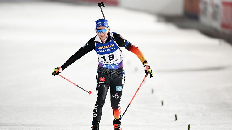 Franziska Preuß wurde rechtzeitig fit für ein Top-Ergebnis.. 