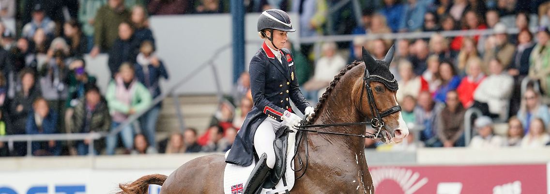 Wird nicht bei Olympia in Paris dabei sein: Charlotte Dujardin.